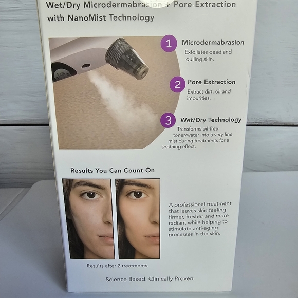 Spa Sciences Bella Wet/Dry Microdermabrasion Face Pore Extraction System - Picture 3 of 4